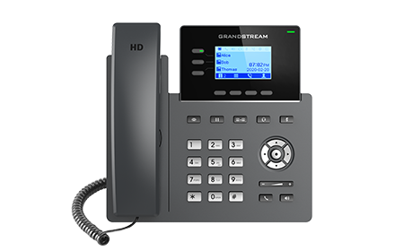 潮流网络GRP2603/P是一款支持6个SIP账号的商务型IP话机号的商务型IP话机